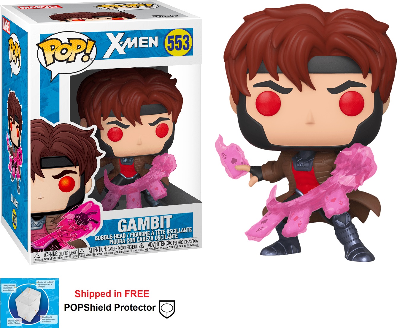 Funko POP Marvel X-Men Gambit Figure - #553